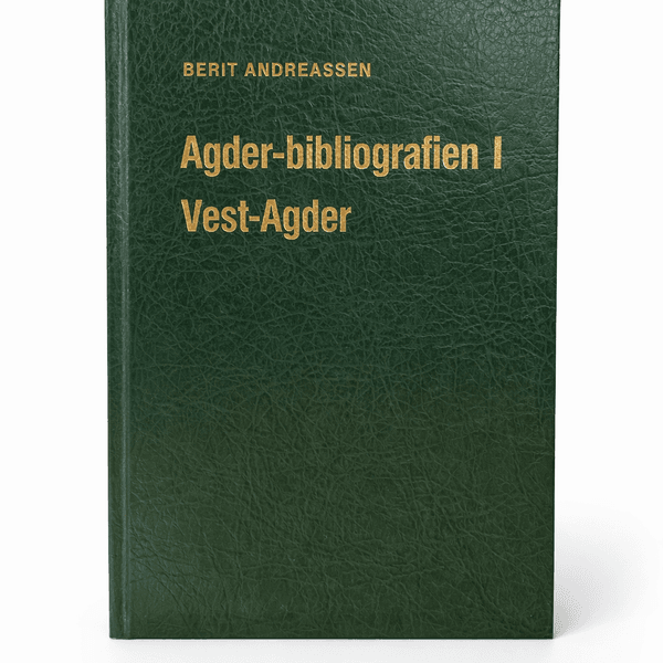 Hovedbilde Agder-bibliografien I,  Vestagder