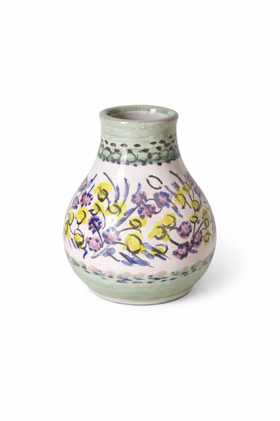 Hovedbilde Dørje keramikk, grønn, liten vase