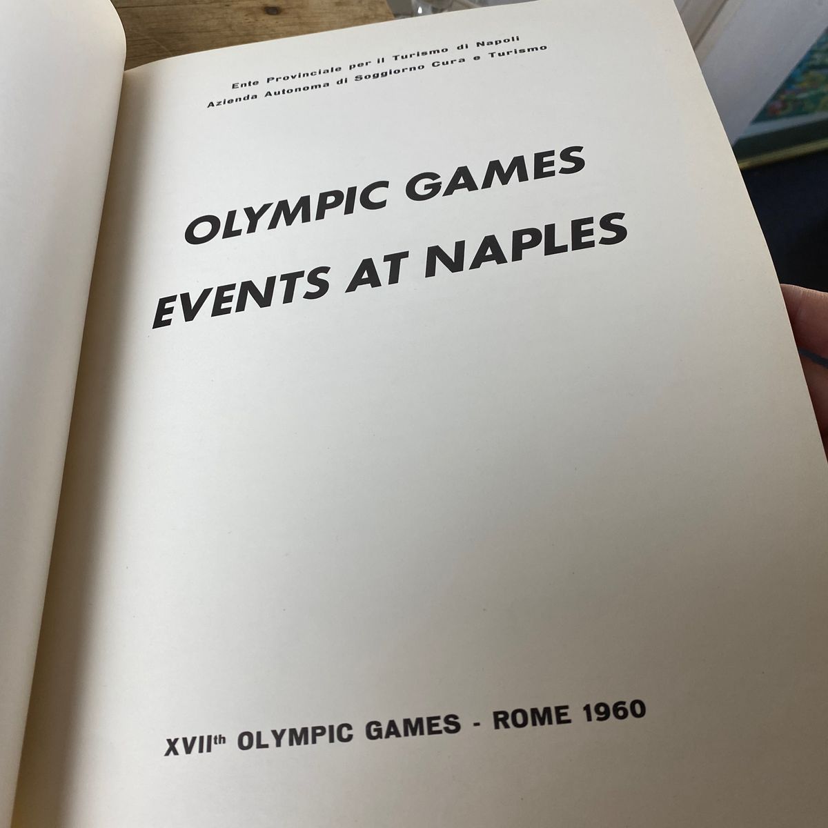 Olympic Games - events at Naples