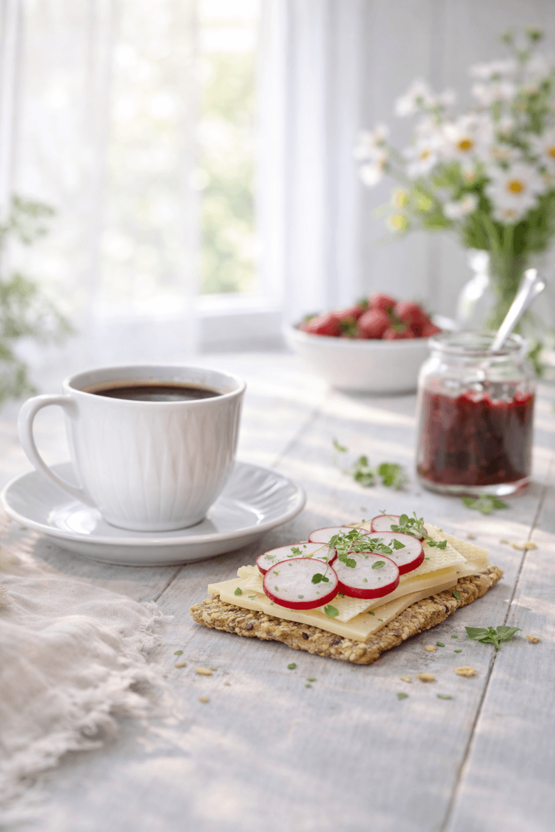 Spire, kaffekopp og underskål