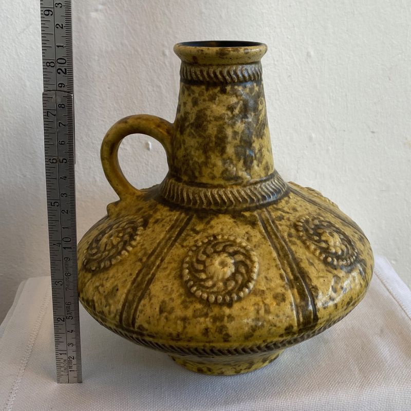 Jasba vase, gulgrønn