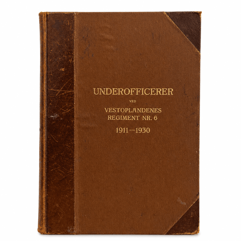Underofficerer ved Vestoplandenes Regiment nr 6, 1911-1930