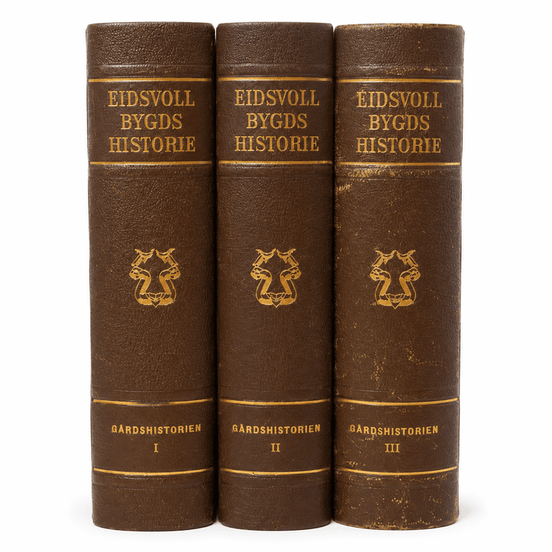 Eidsvoll bygds historie, Gårdshistorien I-III