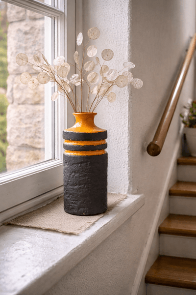 Hovedbilde Haldesleben, fat lava vase 3087B