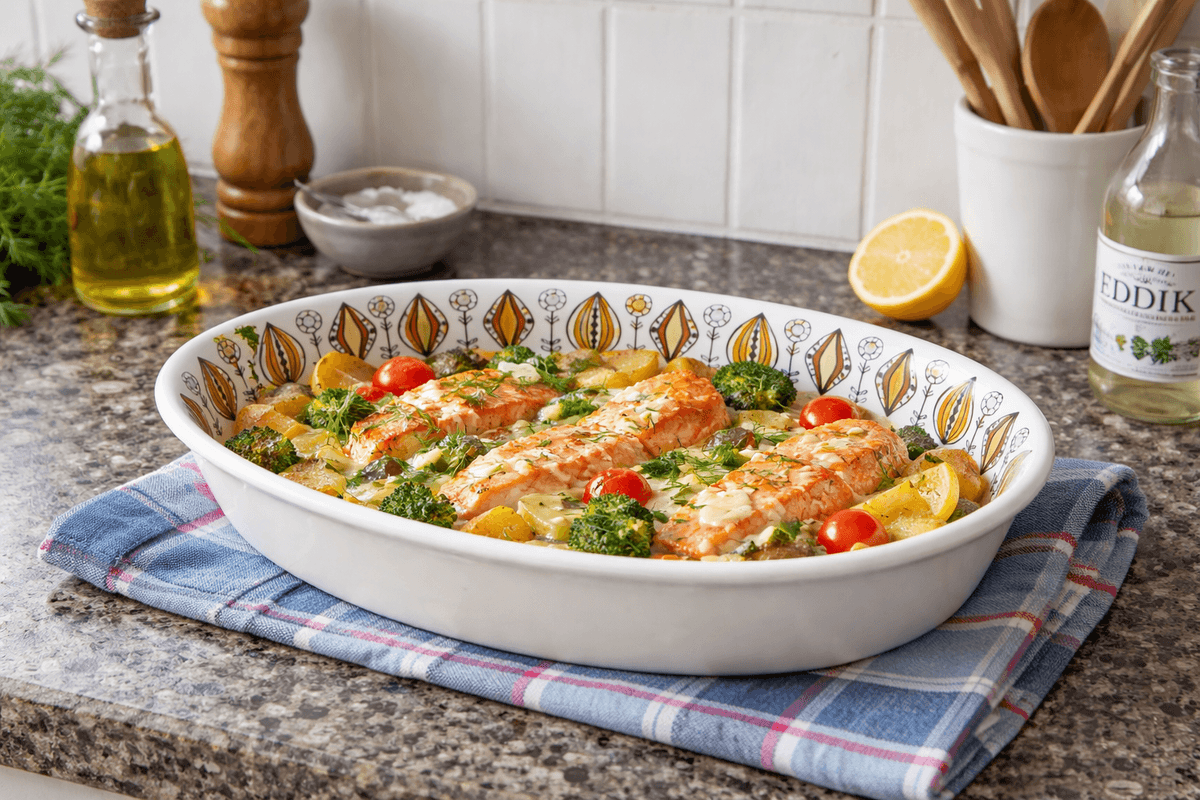 Løkmønster, ildfast form fra Egersund