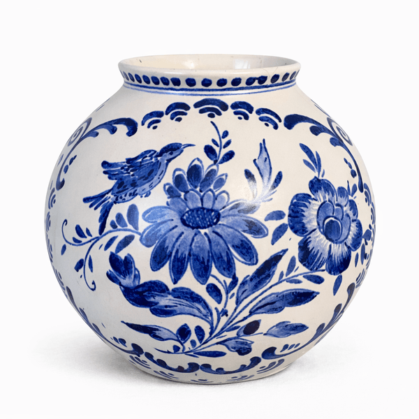 Hovedbilde Gouda, blå og hvit urne