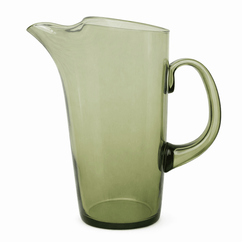 Truls, olivengrønn glassmugge